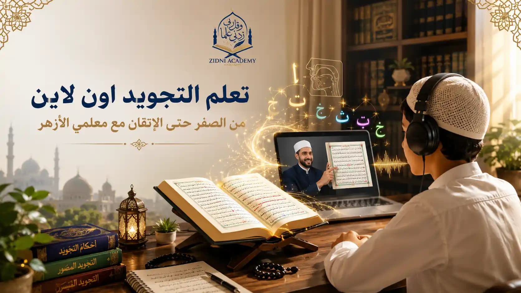 تعلم التجويد اون لاين من الصفر حتى الإتقان مع معلمي الأزهر